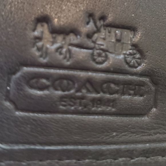 COACH Signature Canvas & Leather Wallet - Picture 4 of 6